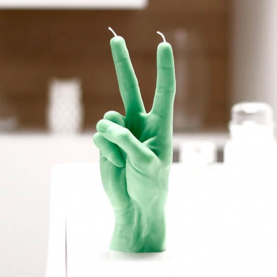 Candle Hand Peace Kerze - Agof Store