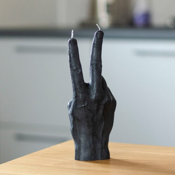 Candle Hand Peace Kerze - Agof Store