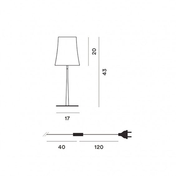 Birdie Easy Lampada da tavolo Foscarini - Agof Store