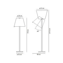 Artemide Melampo Mega floor lamp - Agof Store