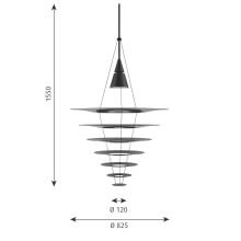Louis Poulsen Enigma 825 LED pendant lamp - Agof Store