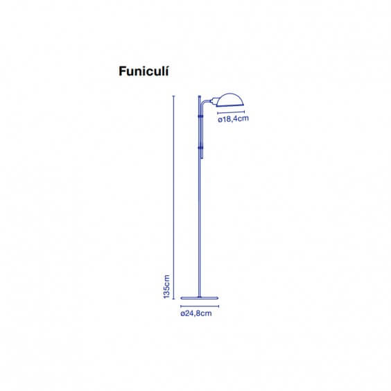 Funiculí Lampada da terra Marset - Agof Store