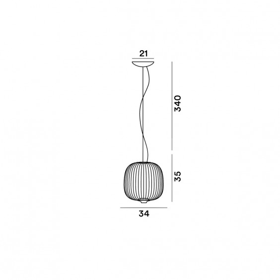 Foscarini Spokes 2 Small MyLight Pendelleuchte - Agof Store