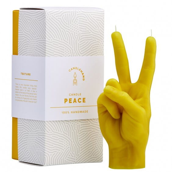 Candle Hand Peace Kerze - Agof Store