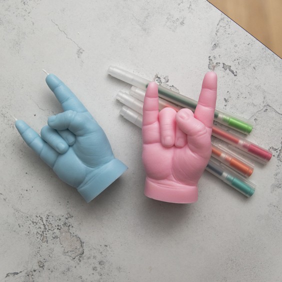 Candle Hand You Rock! Baby Candle - Agof Store