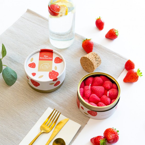 Candle Hand Ripe Strawberry Candle - Agof Store