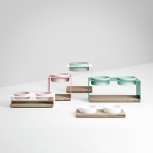 DON ARTURO Teccà 1 | Pet Bowls Holder | Agof Store