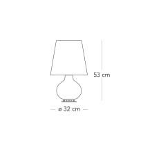Fontana 1853 Ottone lampada da tavolo FontanaArte - Agof Store
