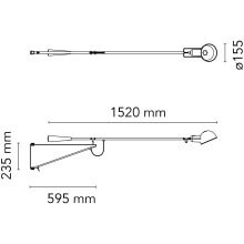 Flos 265 Small lampada da parete - Agof Store
