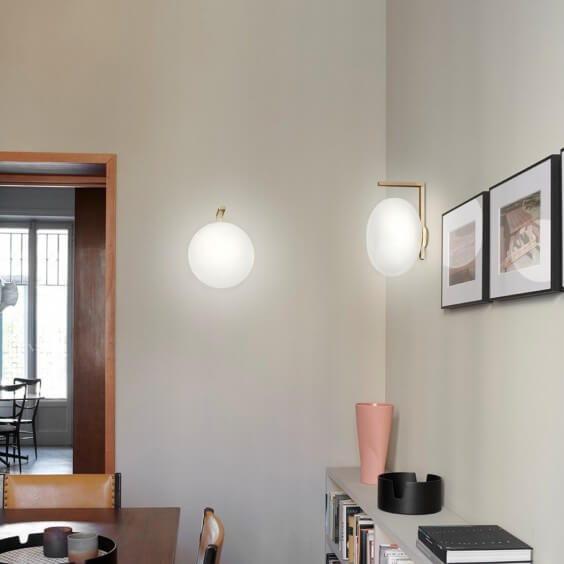Oluce Alba 174 - 194 Wand- Deckenleuchte - Agof Store
