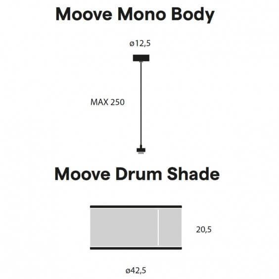 Lumina Moove Mono Pendelleuchte - Agof Store