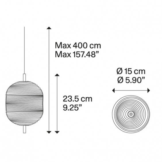 Lodes Jefferson Small Pendelleuchte - Agof Store