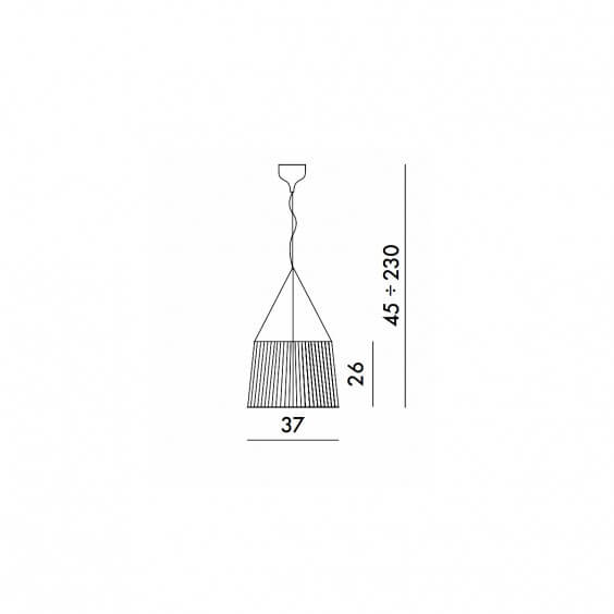 Gè Metallised Pendant Lamp Kartell - Agof Store
