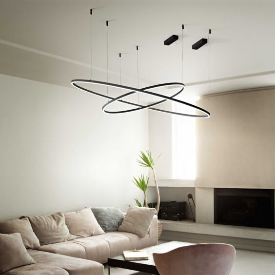 Ideal Lux Oracle Slim Round pendant lamp - Agof Store