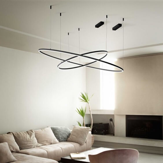 Ideal Lux Oracle Slim Round pendant lamp - Agof Store
