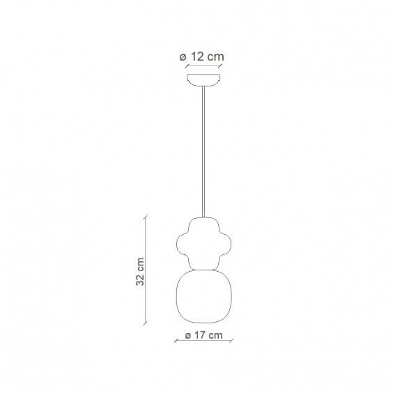Copacabana C2681 Lampada a sospensione Ferroluce - Agof Store