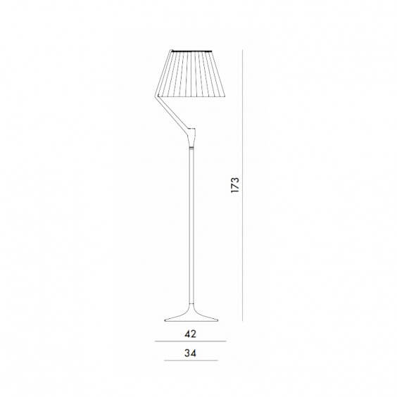 Angelo Stone Lampada da terra Kartell - Agof Store