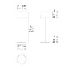 Zafferano Olivia Pro table lamp - Agof Store