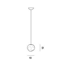 Hoba piccola Lampada a sospensione Foscarini - Agof Store