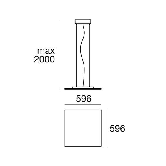 Dublight Q Lampada a sospensione Linea Light - Agof Store