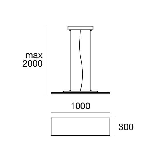 Dublight R Lampada a sospensione Linea Light - Agof Store