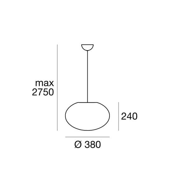 Linea Light Oh Smash pendant lamp - Agof Store