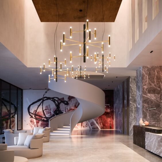 Perla 9 Lampada a sospensione Linea Light - Agof Store