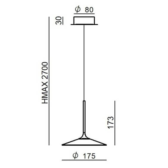 Poe Lampada a sospensione Linea Light - Agof Store