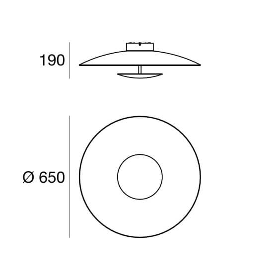 Linea Light Horizon ceiling lamp - Agof Store
