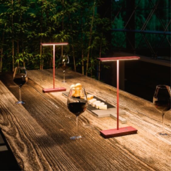 Linea Light Dubcolor Akku Tischlampe - Agof Store