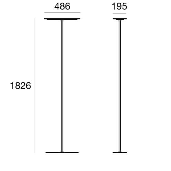Linea Light Dublight floor lamp - Agof Store