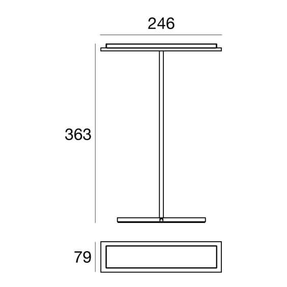 Dublight Lampada da tavolo Linea Light - Agof Store