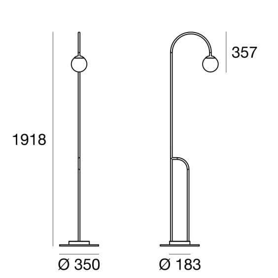Linea Light Butler Outdoor Stehleuchte - Agof Store