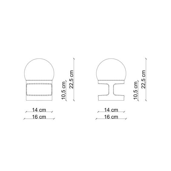 Ferroluce Habea C2783 Tischleuchte - Agof Store