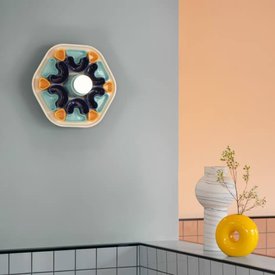 Phytia C2801 Lampada da parete Ferroluce - Agof Store