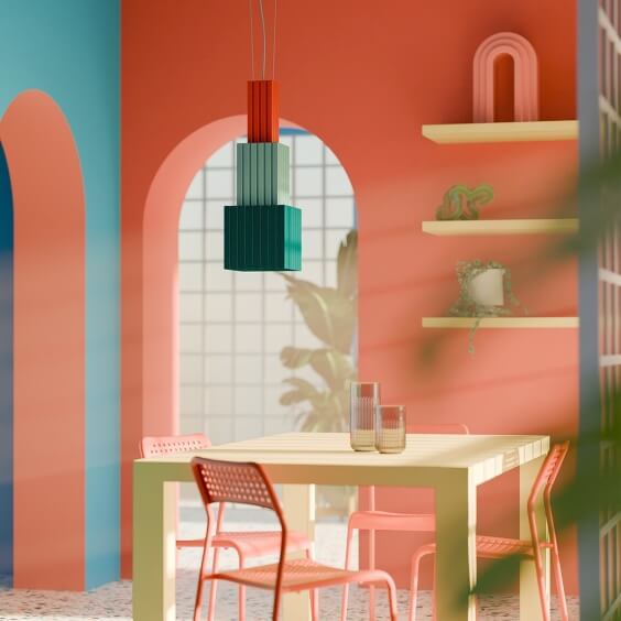 Ferroluce Metra C2830 pendant lamp - Agof Store