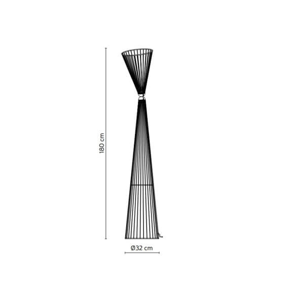 Karman Ikonika outdoor floor lamp - Agof Store