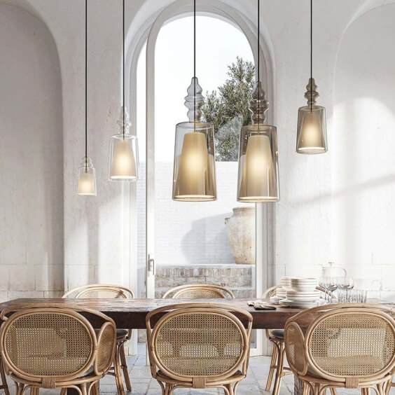 Karman Alibaglass H.20 cm pendant lamp - Agof Store
