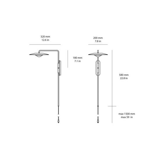 LucePlan Koinè wall lamp - Agof Store