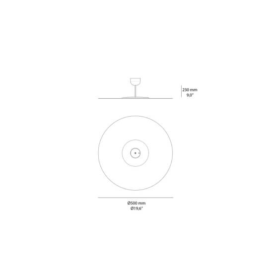 Millimetro Lampada a soffitto LucePlan - Agof Store