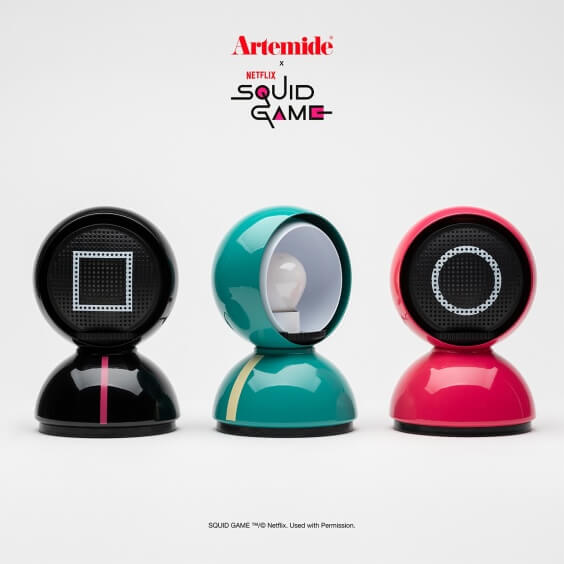 Artemide Eclisse x Squid Game - Black Officier Tischleuchte - Agof Store