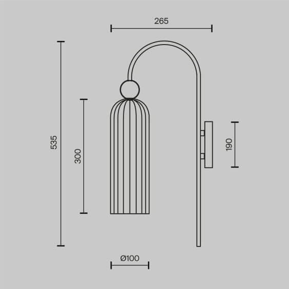 Maytoni Antic Wandleuchte - Agof Store