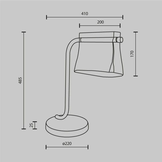 Maytoni Cabaret table lamp - Agof Store