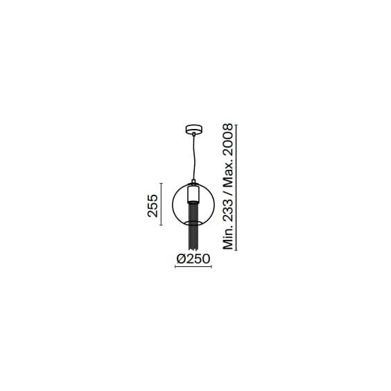 Flusso Ø 25 cm Lampada a sospensione Maytoni - Agof Store