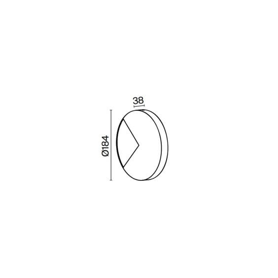 Maytoni Jupiter Light Ø 18 cm wall lamp - Agof Store