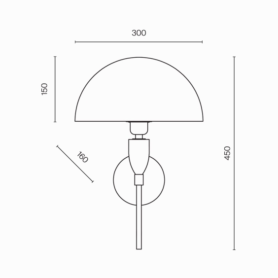 Prima Lampada da parete Maytoni - Agof Store