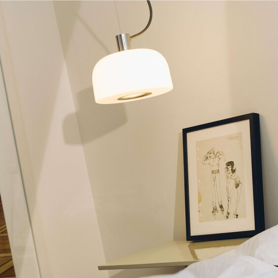 Flos Bellhop Glass S1 pendant lamp - Agof Store