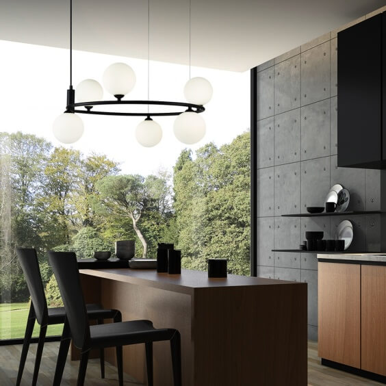 Ring Ø 58 cm Lampada a sospensione Maytoni - Agof Store
