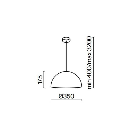 Maytoni Basic Colors Dome Pendelleuchte - Agof Store