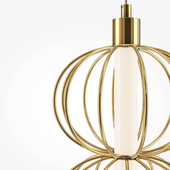 Maytoni Golden Cage pendant lamp - Agof Store